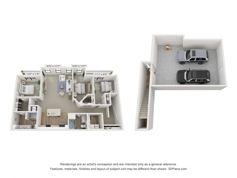 Paxton Floor Plan with Dimensions